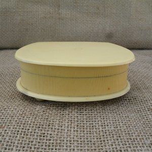 Antique Ivory Pyralin Trinket Box from France